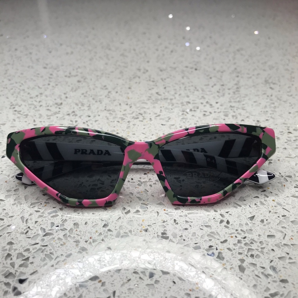 Prada Barbie Pink Camo Millennial Sunglass…